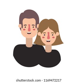 couple avatar characters icons