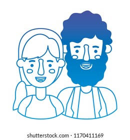 couple avatar characters icons