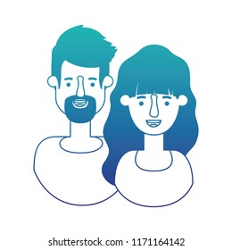 couple avatar characters icons