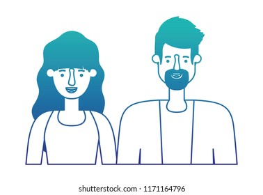 couple avatar characters icons