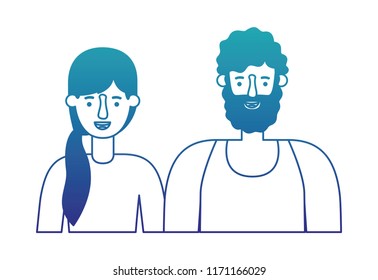 couple avatar characters icons