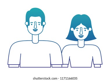 couple avatar characters icons