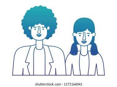 couple avatar characters icons
