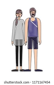 couple avatar characters icons
