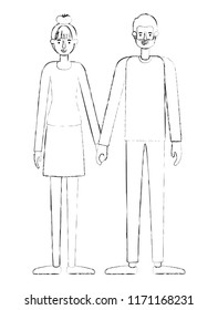 couple avatar characters icons