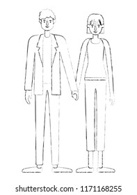 couple avatar characters icons