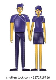couple avatar characters icons