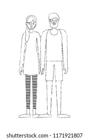 couple avatar characters icons