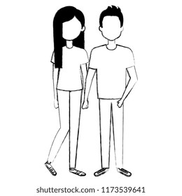couple avatar characters icons