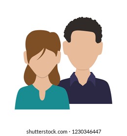 couple avatar characters icons