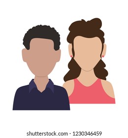couple avatar characters icons