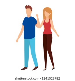 couple avatar characters icons