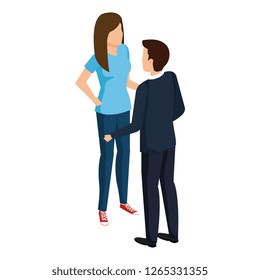 couple avatar characters icons