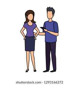 couple avatar characters icons