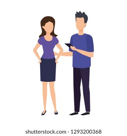 couple avatar characters icons
