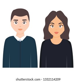 couple avatar characters icons
