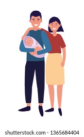 couple with baby