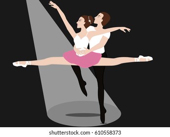 couple ballet dancer