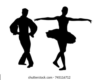 Couple Ballet Dancers