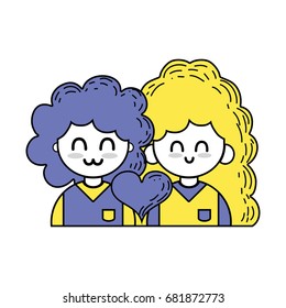 couple with beauty relation ships and heart