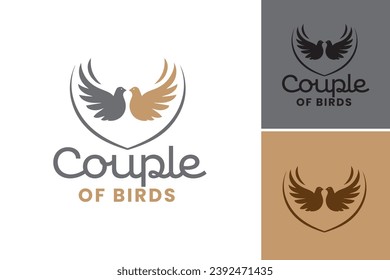 The "Couple of Birds Logo" is a design asset featuring two birds, suitable for use as a logo in various businesses or organizations.