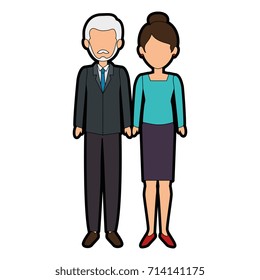 couple of business people