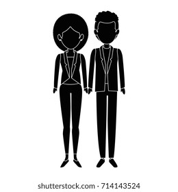 couple of business people