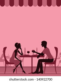 17,653 Couple In Restaurant Vector Images, Stock Photos & Vectors ...