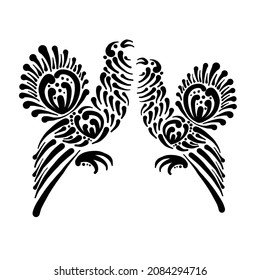 Couple of Capercaillie stylized art for your design