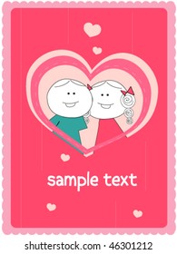 couple card