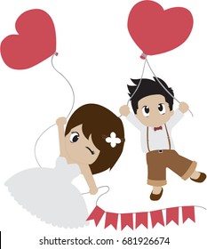 Couple cartoon