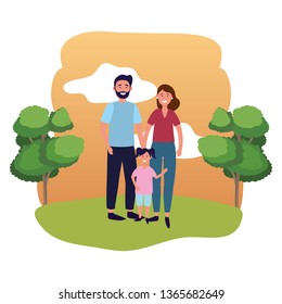 couple with child