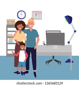 couple with child