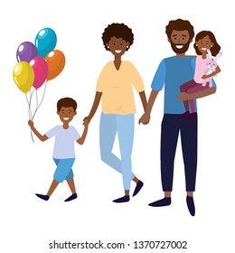 couple with children