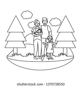 couple with children