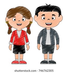 couple of children characters