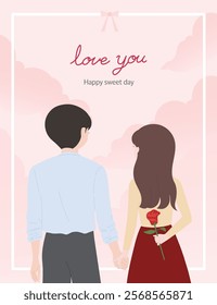 Couple, Confession, Roses _ Female Version