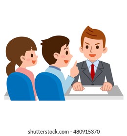 Couple to consult with receptionist