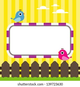 Couple of cute birds.