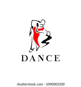 couple Dance Logo Designs Template