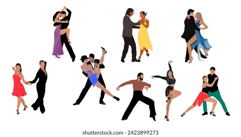 Couple Dancer Bachata, Salsa, Tango, Latina Dance.