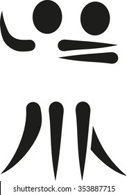 Couple dancer icon