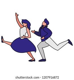 couple of dancers design