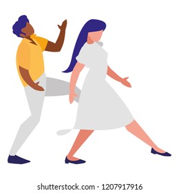 couple of dancers design
