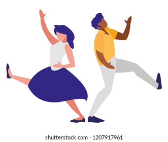 couple of dancers design