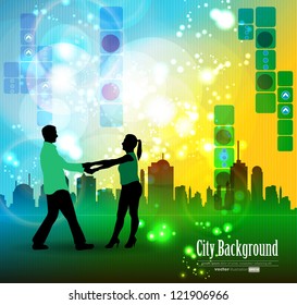 Couple dancing