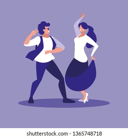 couple dancing avatar character