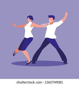 couple dancing avatar character