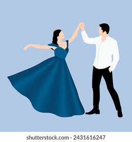 Couple dancing in a party.