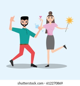 couple dancing together